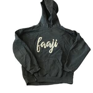 "Faaji" Gray Hoodie, Mens M